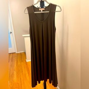 Philosophy sleeveless dress, olive green, size L, excellent condition